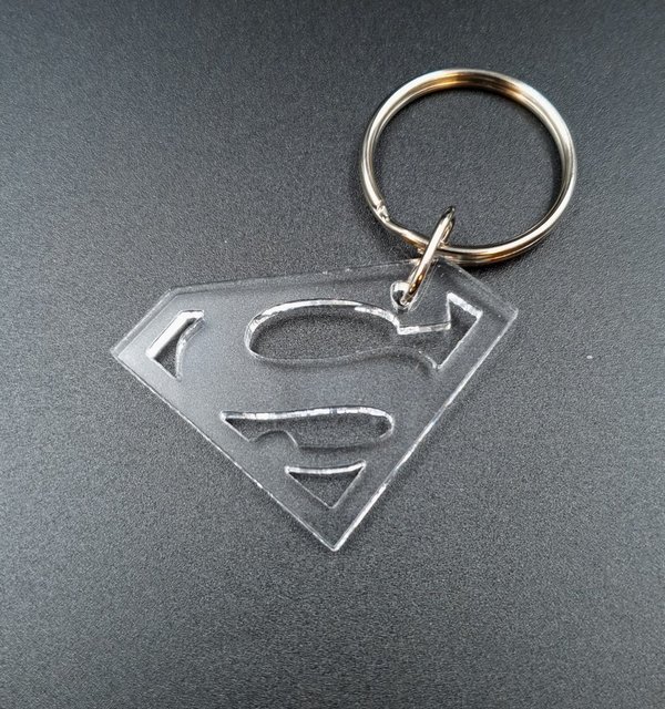 Plexiglas Sleutelhanger Superman