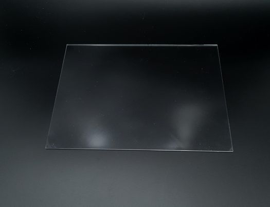 Plexiglas  houder met licht met rechthoekig plaatje